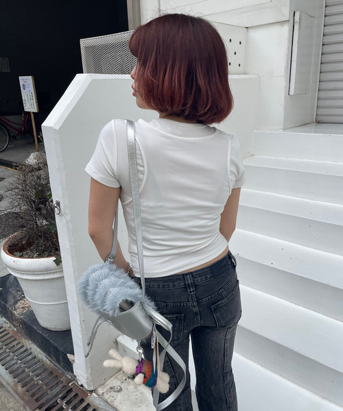 Fano Studios(ファノ ストゥディオズ)の「クルーネック レイヤードデザイン Tシャツ FX24S051【Fano Studios】(Tシャツ/カットソー・レディース・ホワイト・S/M/L)」の20枚目の写真