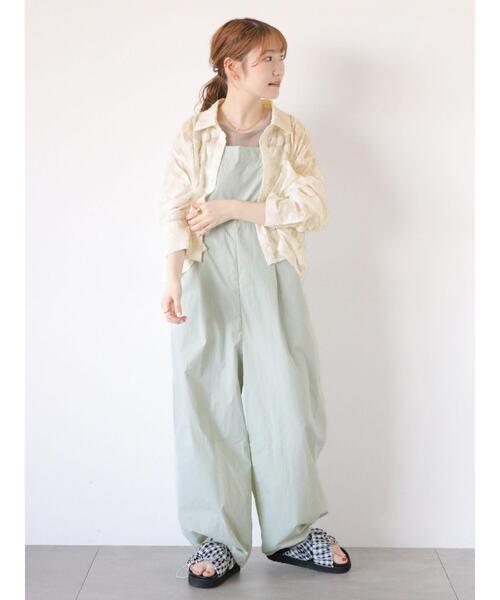 ehka sopo（エヘカソポ）の「ハート柄ショート丈シアーシャツ