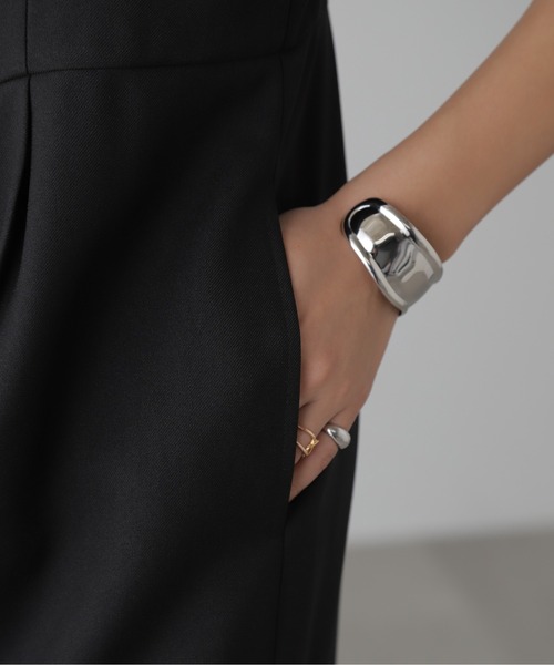 FREE'S MART（フリーズマート）の「◆麻調合繊ダブルストラップコンビネゾン（つなぎ/オールインワン・レディース・ベージュ/ブラック・MEDIUM/SMALL）」の17枚目の写真