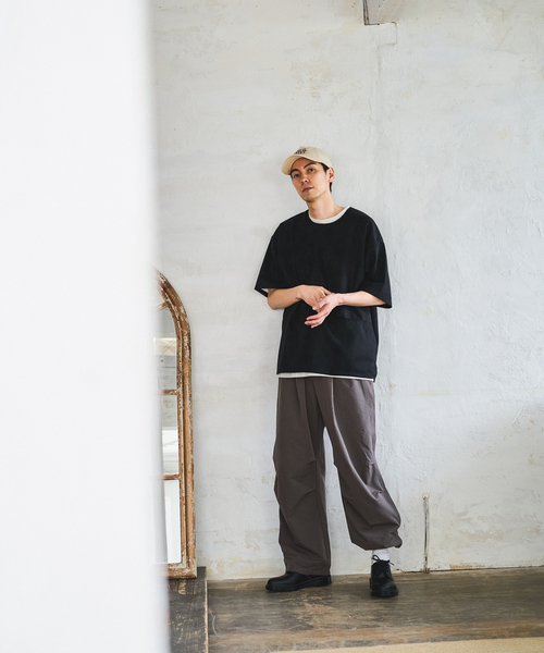 417 EDIFICE（フォーワンセブンエディフィス）の「フェイクスエードTシャツ（Tシャツ/カットソー・メンズ・ブラック/ベージュ・LARGE/MEDIUM）」の11枚目の写真