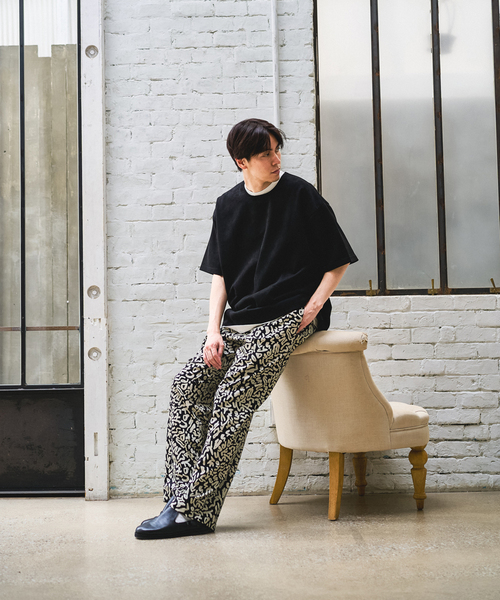 417 EDIFICE（フォーワンセブンエディフィス）の「フェイクスエードTシャツ（Tシャツ/カットソー・メンズ・ブラック/ベージュ・LARGE/MEDIUM）」の14枚目の写真