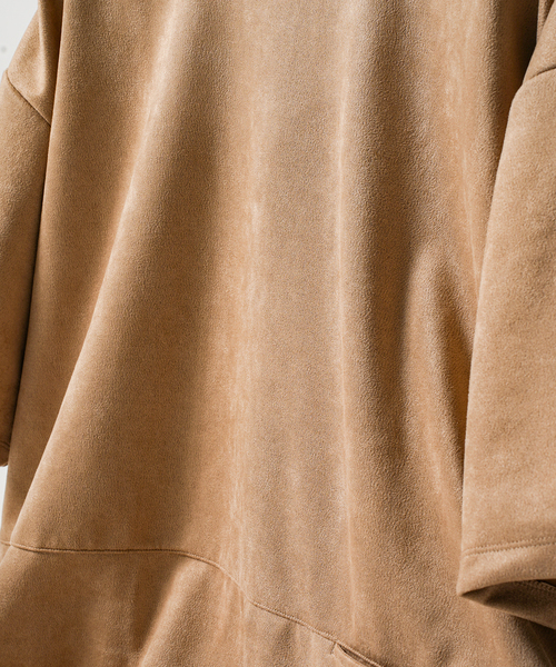 417 EDIFICE（フォーワンセブンエディフィス）の「フェイクスエードTシャツ（Tシャツ/カットソー・メンズ・ブラック/ベージュ・LARGE/MEDIUM）」の19枚目の写真