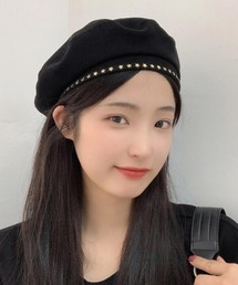 Mayree | 【urge select】スター スタッズ ベレー帽(ハンチング/ベレー帽)