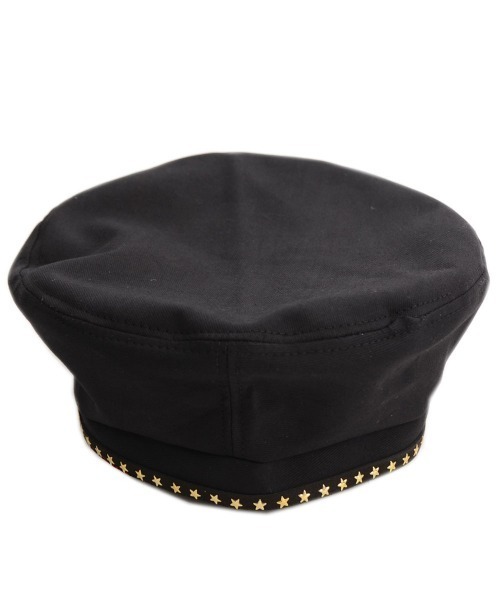 Mayree（メイリー）の「【urge select】スター スタッズ ベレー帽（ハンチング/ベレー帽・レディース・ブラック・FREE）」の5枚目の写真