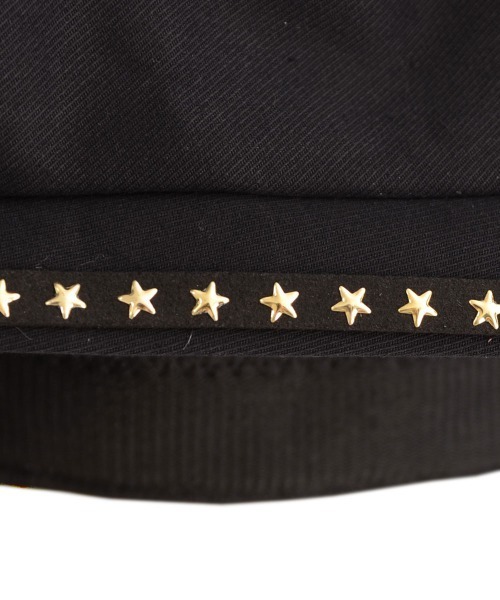 Mayree（メイリー）の「【urge select】スター スタッズ ベレー帽（ハンチング/ベレー帽・レディース・ブラック・FREE）」の9枚目の写真