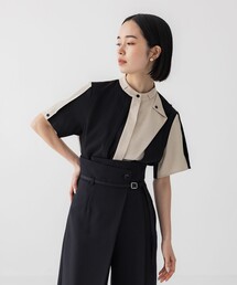 UNITED TOKYO | バイカラーライトレイヤーブラウス(シャツ/ブラウス)