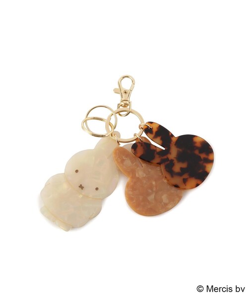 one'sterrace（ワンズテラス）の「◆Dick Bruna miffy ダイカットチャーム（その他雑貨・レディース・ホワイト系9・99）」の2枚目の写真