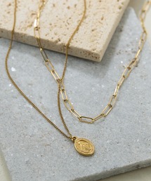 ステンレスロザリオネックレス