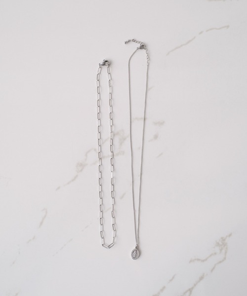 PAPILLONNER（パピヨネ）の「ステンレスロザリオネックレス（ネックレス・レディース・シルバー/ゴールド・FREE）」の16枚目の写真