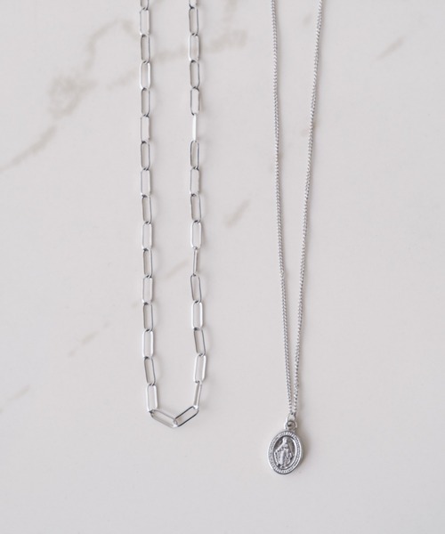 PAPILLONNER（パピヨネ）の「ステンレスロザリオネックレス（ネックレス・レディース・シルバー/ゴールド・FREE）」の18枚目の写真