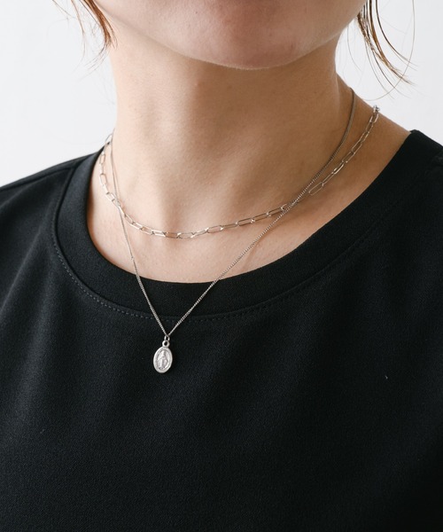 PAPILLONNER（パピヨネ）の「ステンレスロザリオネックレス（ネックレス・レディース・シルバー/ゴールド・FREE）」の14枚目の写真