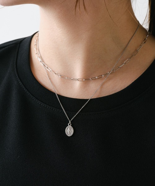 PAPILLONNER（パピヨネ）の「ステンレスロザリオネックレス（ネックレス・レディース・シルバー/ゴールド・FREE）」の15枚目の写真