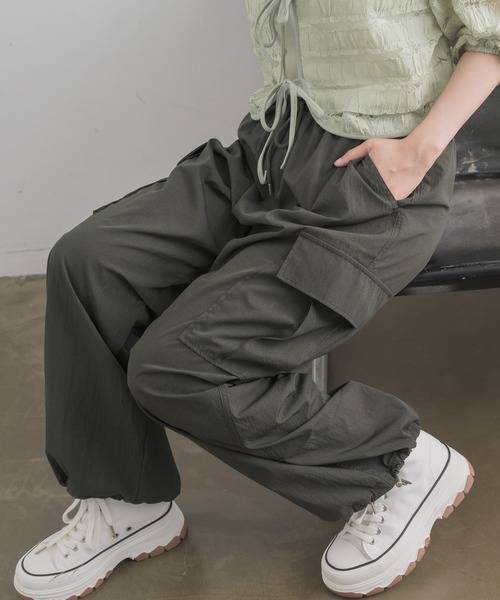 RETRO GIRL(レトロガール)の「アソートパラシュートPT(その他パンツ・レディース・ナチュラル/チャコールグレー/ブルー系その他・FREE)」の2枚目の写真