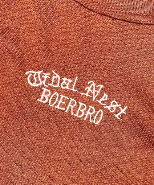 NANEA（ナネア）の「ロゴ刺繍入り　クロップド丈アメリカンスリーブタンクトップ（タンクトップ・レディース・ブラック/ブラウン/ホワイト/グリーン/グレー・LARGE/MEDIUM/SMALL）」の18枚目の写真