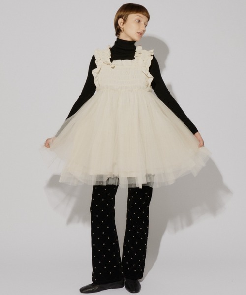 チュールギャザーキャミソール（シャツ/ブラウス）｜PERNA（ペルナ）の