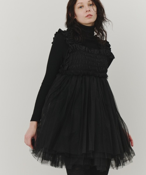 チュールギャザーキャミソール（シャツ/ブラウス）｜PERNA（ペルナ）の