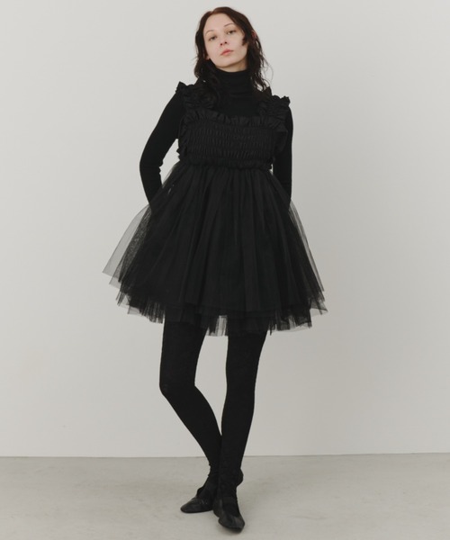 チュールギャザーキャミソール（シャツ/ブラウス）｜PERNA（ペルナ）の