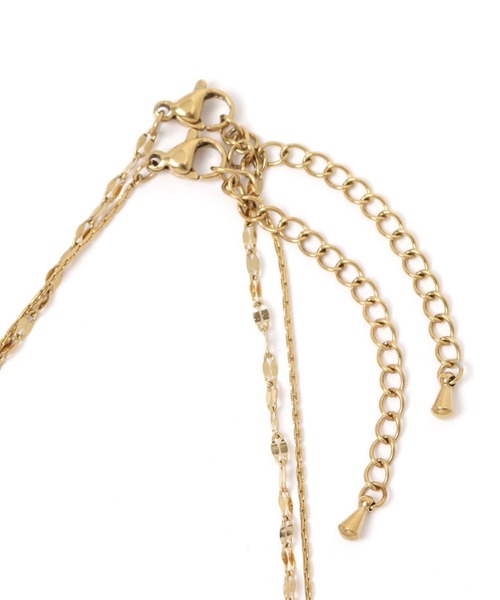GLOBAL WORK（グローバルワーク）の「ステンレス二連チェーンネックレス/126692（ネックレス・レディース・シルバー系1/ゴールド系2/シルバー系2/ゴールド系1/シルバー系3/ゴールド系4・ONE SIZE）」の10枚目の写真