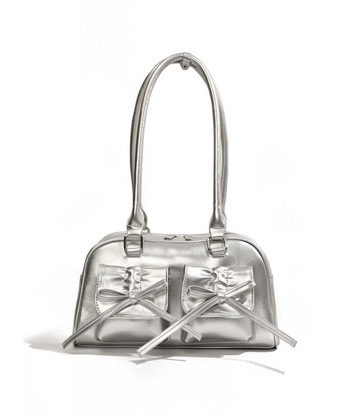 Ulysses（ユリシス）の「ダブルポケットフロントリボンハンドバッグ