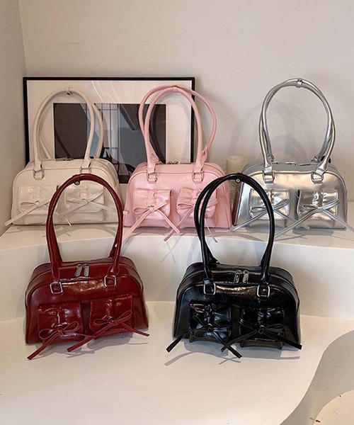 【新品同様】 GUCCI パンプス エナメル パール リボン 保存袋付き BUBBLES】エナメルリボンパンプス | sparkling mall online store