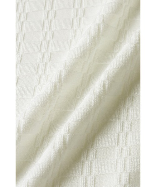 HIGH STREET(ハイストリート)の「HIGH STREET∴ブロックチェック長袖Vネックカットソー(Tシャツ/カットソー・メンズ・ブラック/ホワイト・LL/L/M)」の4枚目の写真