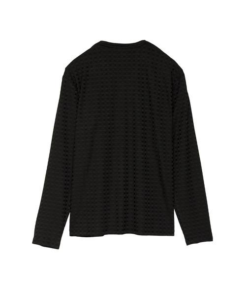 HIGH STREET∴ブロックチェック長袖Vネックカットソー セール】HIGH STREET∴ブロックチェック長袖Vネックカットソー