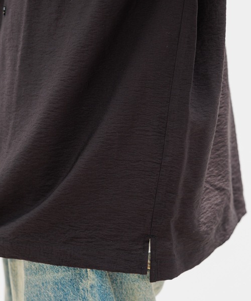 RAGEBLUE（レイジブルー）の「レーヨン/オーバーサイズオープンカラーシャツ（シャツ/ブラウス・メンズ・ブラック/カーキ/ホワイト・MEDIUM/LARGE）」の8枚目の写真