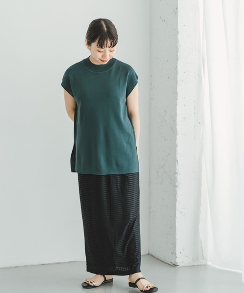 ITEMS URBANRESEARCH（アイテムズ アーバンリサーチ）の「ストレッチチェックタイトスカート（スカート・レディース・ブラック/ブラウン/マスタード・FREE）」の10枚目の写真