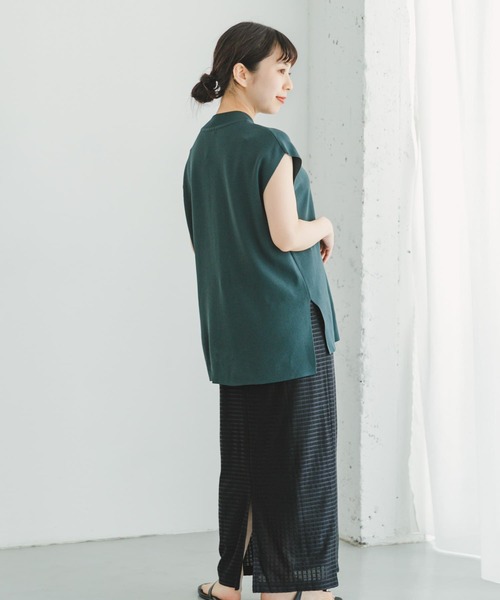 ITEMS URBANRESEARCH（アイテムズ アーバンリサーチ）の「ストレッチチェックタイトスカート（スカート・レディース・ブラック/ブラウン/マスタード・FREE）」の11枚目の写真