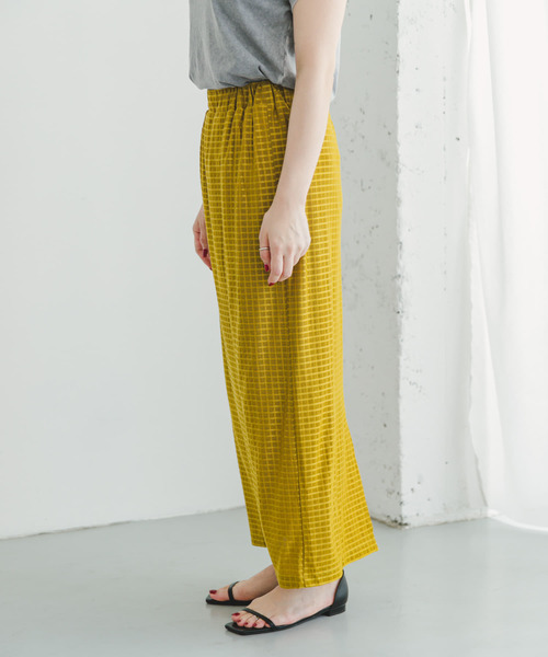 ITEMS URBANRESEARCH（アイテムズ アーバンリサーチ）の「ストレッチチェックタイトスカート（スカート・レディース・ブラック/ブラウン/マスタード・FREE）」の21枚目の写真