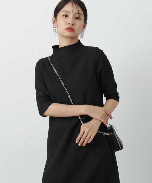 N.(N. Natural Beauty Basic)(エヌエヌナチュラルビューティーベーシック)の「◆楊柳カットロングワンピース(ワンピース・レディース・ブラウン/ブラック・MEDIUM)」の19枚目の写真