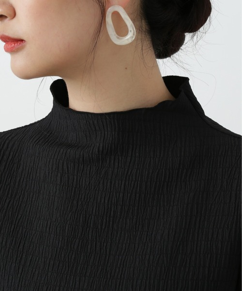 N.(N. Natural Beauty Basic)(エヌエヌナチュラルビューティーベーシック)の「◆楊柳カットロングワンピース(ワンピース・レディース・ブラウン/ブラック・MEDIUM)」の15枚目の写真