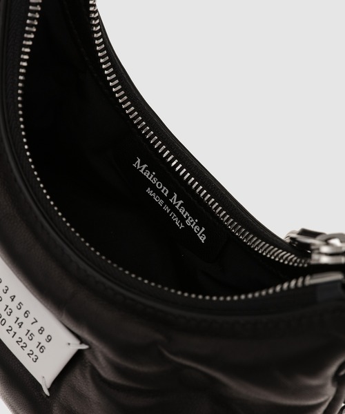 人気 [MAISON MARGIELA] Glam Slam Hobo Micro ショルダーバッグ セール】Maison Margiela GLAM SLAM HOBO MICRO（ショルダー