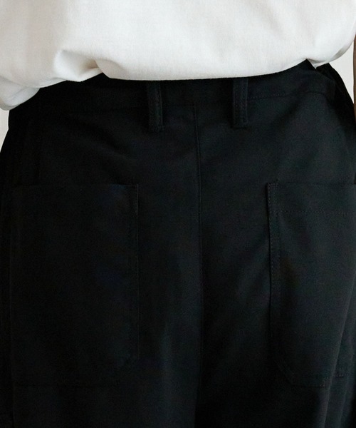 RAGEBLUE（レイジブルー）の「TRストレッチ／バギーワイドドレープカーゴパンツ（カーゴパンツ・メンズ・ブラック/ネイビー・MEDIUM/SMALL/LARGE）」の15枚目の写真