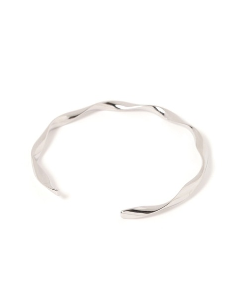 GLOBAL WORK（グローバルワーク）の「ステンレスねじりバングル/132112（バングル/リストバンド・レディース・シルバー/ゴールド・ONE SIZE）」の5枚目の写真