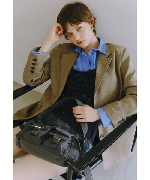 emmi atelier /【美品】フリンジビスチェ（ブラック） emmi（エミ）の「【ONLINE限定】ラメフリンジニットビスチェ