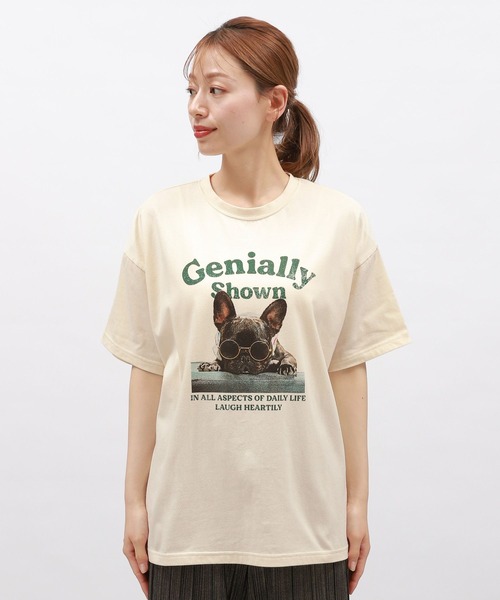 LAKOLE（ラコレ）の「アニマルプリント半袖T / 139551（Tシャツ/カットソー・レディース・レッド/グリーン/チャコール・FREE）」の19枚目の写真