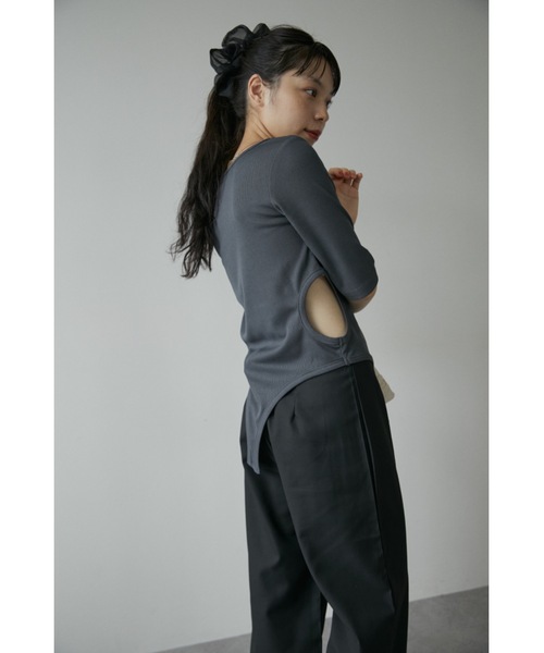 DRWCYS(ドロシーズ)の「カットアウトリブトップス(タンクトップ・レディース・グレー/ホワイト・FREE)」の16枚目の写真