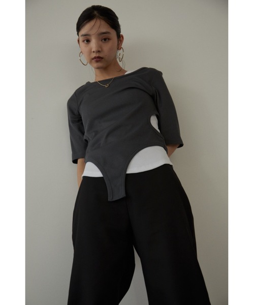 DRWCYS(ドロシーズ)の「カットアウトリブトップス(タンクトップ・レディース・グレー/ホワイト・FREE)」の22枚目の写真