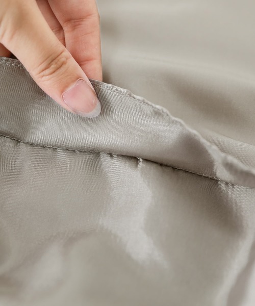 somari imagination（ソマリ イマジネーション）の「『シャーリングメタリックスカート』（スカート・レディース・ベージュ/グレー・1/2）」の19枚目の写真