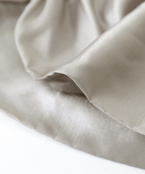 somari imagination（ソマリ イマジネーション）の「『シャーリングメタリックスカート』（スカート・レディース・ベージュ/グレー・1/2）」の21枚目の写真