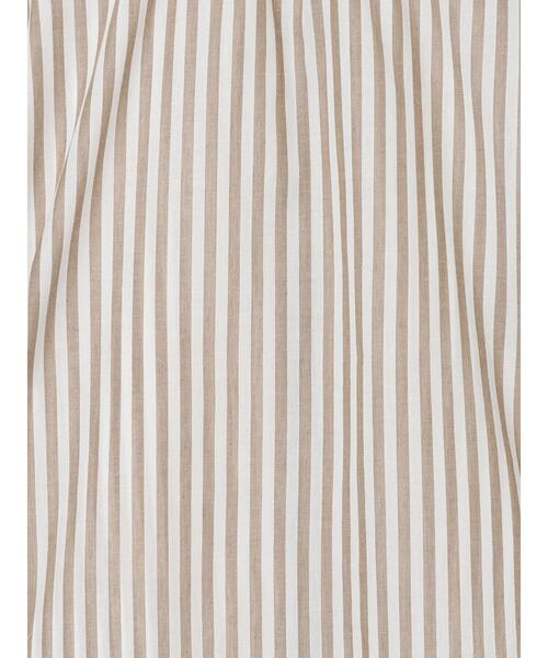 Lugnoncure（ルノンキュール）の「ゴム袖レギュラーシャツ（シャツ/ブラウス・レディース・オフホワイト/ネイビー/ベージュ・F）」の11枚目の写真