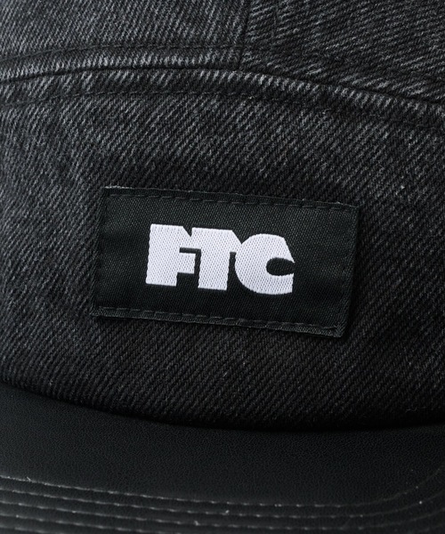 FTC（エフティーシー）の「DENIM CAMP CAP（キャップ・メンズ・インディゴブルー/ブラック・FREE）」の4枚目の写真
