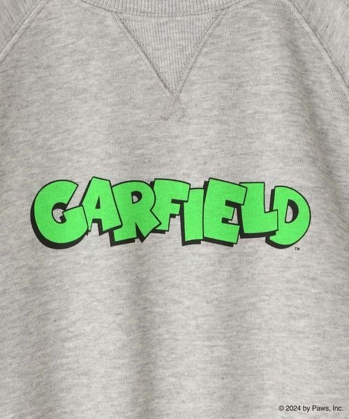 LOWRYS FARM（ローリーズファーム）の「ＧＡＲＦＩＥＬＤＢＩＧウラケ　142355（スウェット・キッズ・グレー/チャコールグレー/イエロー・110cm/120cm/130cm/140cm/150cm）」の20枚目の写真