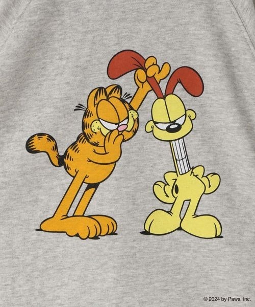 LOWRYS FARM（ローリーズファーム）の「ＧＡＲＦＩＥＬＤＢＩＧウラケ　142355（スウェット・キッズ・グレー/チャコールグレー/イエロー・110cm/120cm/130cm/140cm/150cm）」の22枚目の写真