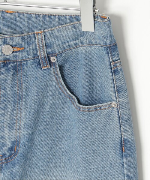 VENCEEXCHANGE（ヴァンスエクスチェンジ）の「12ozデニムローライズパンツ（デニムパンツ・レディース・ライトブルー/ブラック/グレー・M）」の9枚目の写真