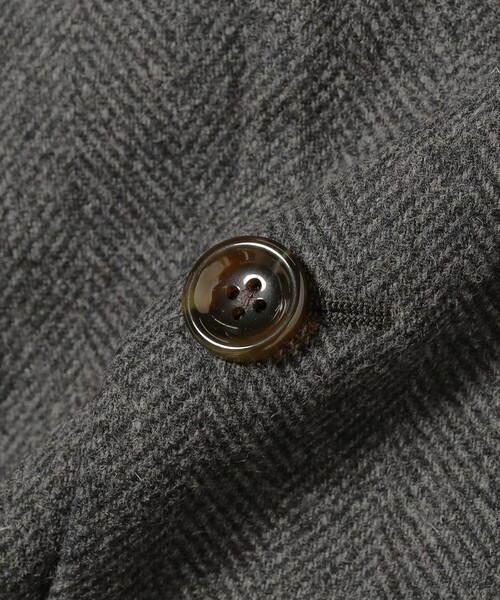 BEAMS BOY（ビームスボーイ）の「ヘリンボーン ツイル ベスト（ベスト・レディース・チャコールグレー/ブラウン・ONE SIZE）」の18枚目の写真