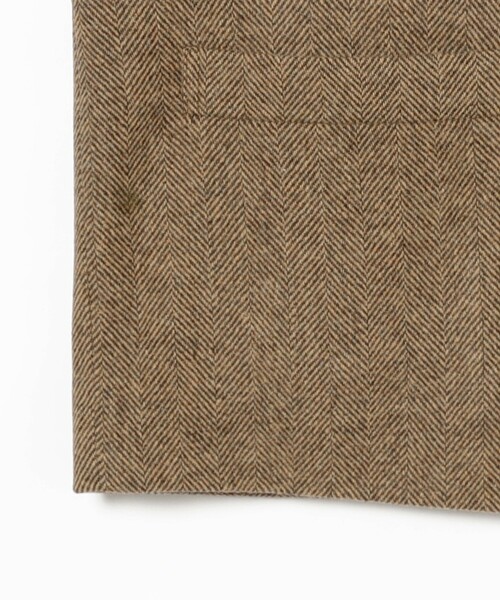 BEAMS BOY（ビームスボーイ）の「ヘリンボーン ツイル ベスト（ベスト・レディース・チャコールグレー/ブラウン・ONE SIZE）」の21枚目の写真