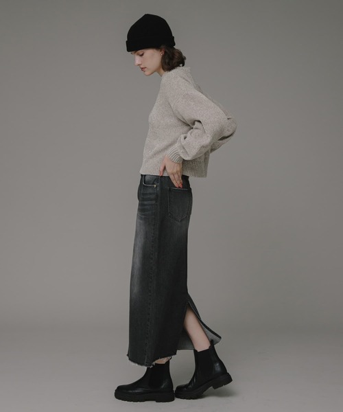 URBAN RESEARCH Sonny Label（アーバンリサーチサニーレーベル）の「モールヤーンニットプルオーバー（ニット/セーター・レディース・オフホワイト/グレー系その他/ミント/ブルー系その他・FREE）」の11枚目の写真