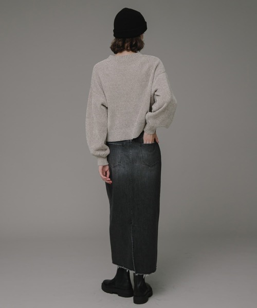 URBAN RESEARCH Sonny Label（アーバンリサーチサニーレーベル）の「モールヤーンニットプルオーバー（ニット/セーター・レディース・オフホワイト/グレー系その他/ミント/ブルー系その他・FREE）」の12枚目の写真